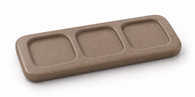 OBEDIO 3-bay leather charging dock