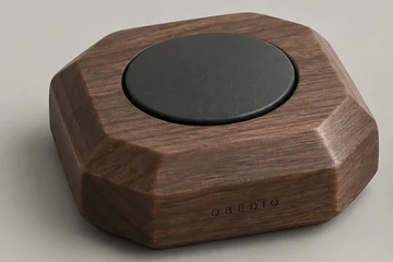 Faceted walnut form