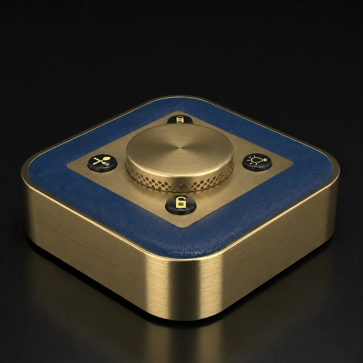 OBEDIO Signature material illustration: Solid brass
